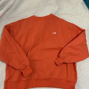 The North Face Vibrant Orange Crewneck Sweat Shirt
